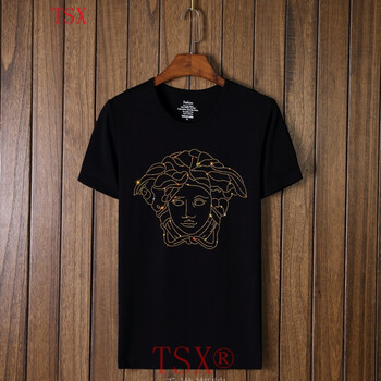 TSX 短袖 男士T恤 1005金鉆黑色 S，XL，L，XXL，加大，XXXL，M