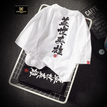 C2潮朝（C2 CHAO CHAO） 短袖 男士T恤 白色蓋世英雄 XL，L，XXL，XXXL，M
