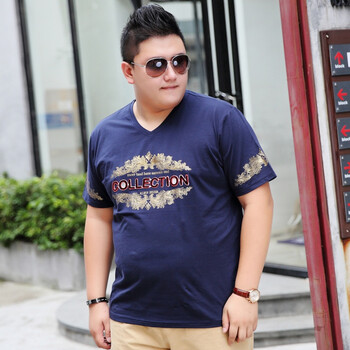 維恩克 短袖 男士T恤 寶藍(lán) 
