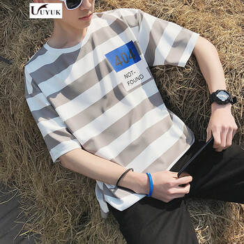 有衣有靠（UYUK） 短袖 男士T恤 灰色 XL，L，XXL，M
