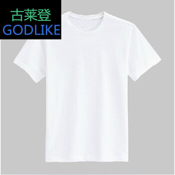 古萊登（GODLIKE） 短袖 男士T恤 圓領(lǐng)白色 S，XL，L，XXL，M