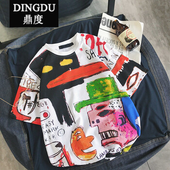 鼎度（DINGDU） 短袖 男士T恤 烏鴉 XL，L，XXL，M