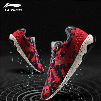 李寧（LI-NING）籃球鞋紅/黑/白-4 42