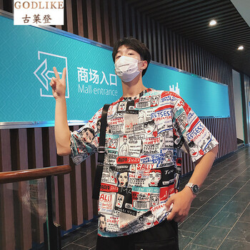 古萊登（GODLIKE） 短袖 男士T恤 二號色 XL，L，XXXL，M，XXL