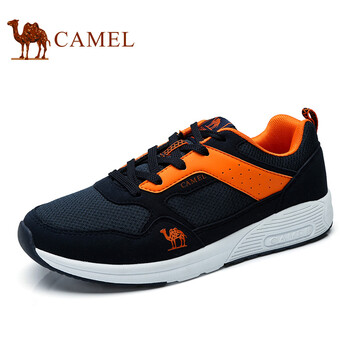 駱駝（CAMEL）男士A732303385 深藍/桔紅 男款 41