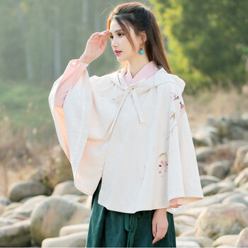 暢印 連帽 長(zhǎng)袖 女 短外套 系帶，綁帶