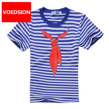 VOEDSION 短袖 男士T恤 小孩帶紅領(lǐng)巾圖案 S