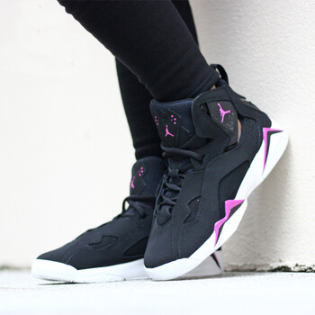 耐克Nike籃球鞋342774-001黑白紫 36