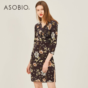 ASOBIO 碎花 花邊 連衣裙
