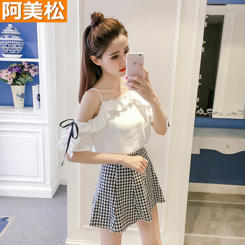 阿美松 純色  連衣裙