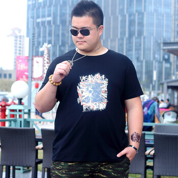 統(tǒng)奧（TELONAOEL） 短袖 男士T恤 黑色-9004款-彩骷髏頭 XXXL
