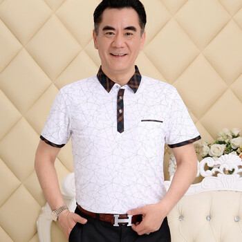 權(quán)威龍（quanweilong） 短袖 男士T恤 D005白色 