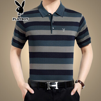 花花公子（PLAYBOY） 短袖 男士T恤 哈青 S，XL，L，XXXL，M，XXL
