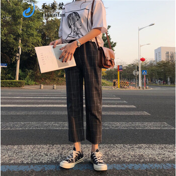 天姿梵（Tianzifan） 中腰 哈倫褲 女 九分褲 休閑褲