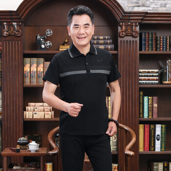 富貴鳥(niǎo)（FUGUNIAO） 短袖 男士T恤 黑色短袖+長(zhǎng)褲 XL，L，XXL，XXXL，加大