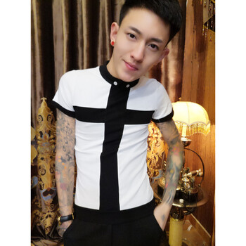 C2潮朝（C2 CHAO CHAO） 短袖 男士T恤 白色 XL，L，XXXL，M，XXL