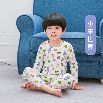 春秋純棉兒童睡衣