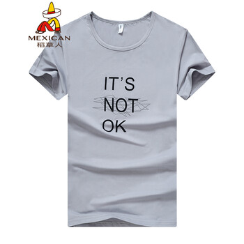 稻草人（MEXICAN） 短袖 男士T恤 灰色 XL，L，XXXL，M，XXL