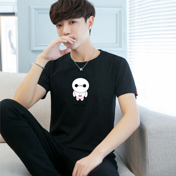 韓潮以純 短袖 男士T恤 黑色 XL，L，加大，M，XXXL，XXL