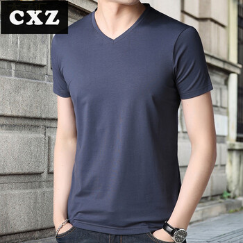 CXZ 短袖 男士T恤 藍灰 M