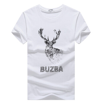 步之霸（BUZBA） 短袖 男士T恤 白色 XL
