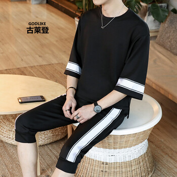 古萊登（GODLIKE） 長袖 男士T恤 黑色(18款) XL，L，XXL，XXXL，M