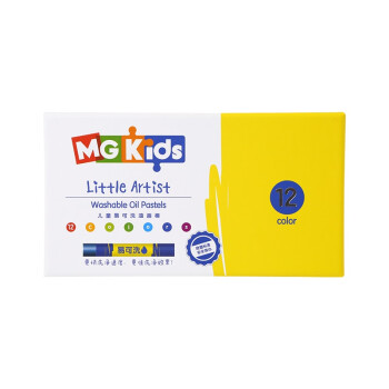 晨光（M&G）文具MGKIDS系列12色油画棒易可洗蜡笔彩笔儿童美术绘画 ZGM91129