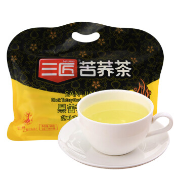 四川特产 三匠苦荞茶 荞麦茶 全株黑苦荞茶500g （新旧包装随机发放）