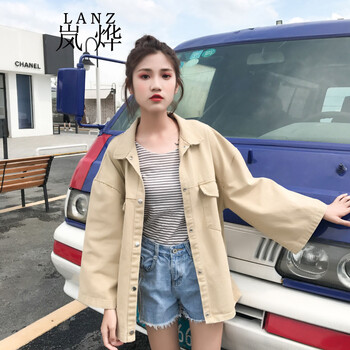 大口袋牛仔外套
