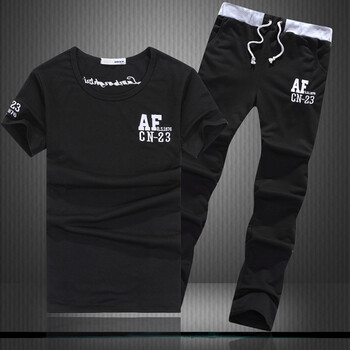 BOYXCO 短袖 男士T恤 黑衣黑褲 XL，L，M，XXL，XXXL