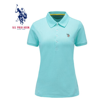 U.S.POLO ASSN. 刺繡 短袖 T恤 女 