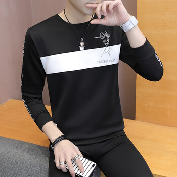 蔚林 長袖 男士T恤 黑色【906】 XL，L，M