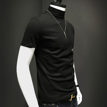 奧德里奇（Aodeliqi） 短袖 男士T恤 黑色 XL，L，M，XXXL，加大，XXL