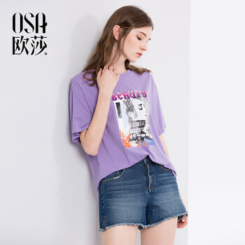 OSA  短袖 T恤 女 圓領(lǐng)
