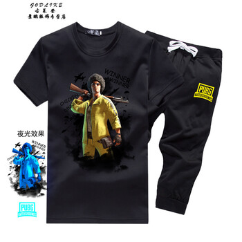 古萊登（GODLIKE） 短袖 男士T恤 套裝2黑 