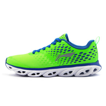 李寧（LI-NING）跑步鞋熒光嫩綠/宮藍(lán)色-2 41