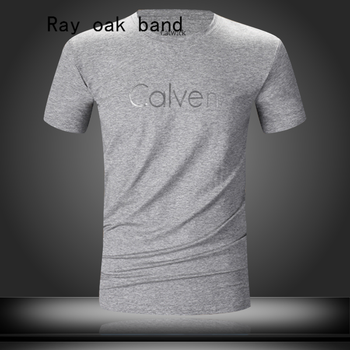 Ray oak band 短袖 男士T恤 花灰色 