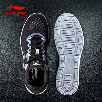 李寧（LI-NING）跑步鞋黑/灰(款式3) 