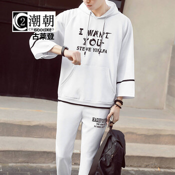 古萊登（GODLIKE） 七分袖 男士T恤 A118-B808白色 XL，L，M，XXL，XXXL