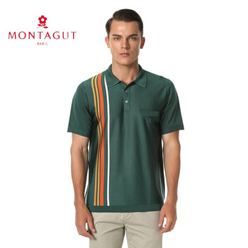 夢特嬌（MONTAGUT） 短袖 男士T恤 7462 橄欖綠 