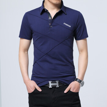 澤荃（ze quan） 短袖 男士T恤 709藍色 