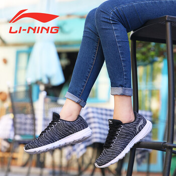 李寧（LI-NING）跑步鞋新基礎(chǔ)黑/基礎(chǔ)白 37