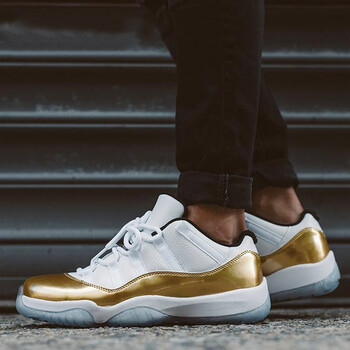耐克（NIKE）籃球鞋AJ11白金奧運528895-103 