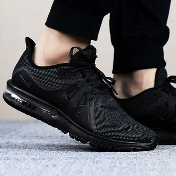 耐克（NIKE）跑步鞋921694-010/U 型Air Max氣墊 