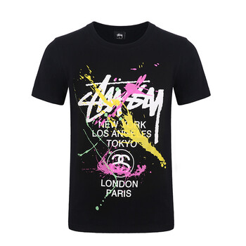 STUSSY 長袖 男士T恤 黑色 S，XL，L，M