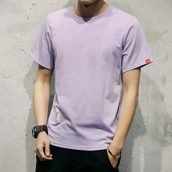 古萊登（GODLIKE） 短袖 男士T恤 淺紫色 XL，L，XXL，XXXL，M