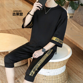 古萊登（GODLIKE） 長袖 男士T恤 黑色(15款) XL，L，XXL，XXXL，M