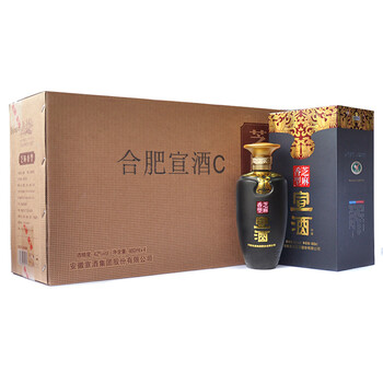 宣酒42375mL-500mL，460ml*4 濃香型，濃香