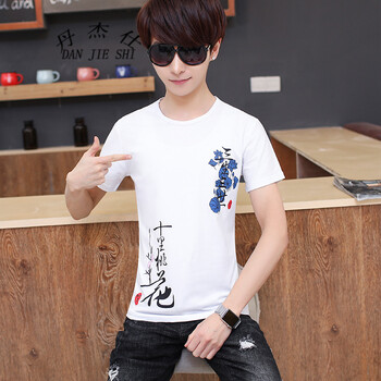 丹杰仕（DANJIESHI） 短袖 男士T恤 白色 XL，L，XXXL，M，XXL