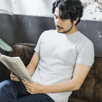 棉先生 短袖 男士T恤 麻灰（預售6.1） 